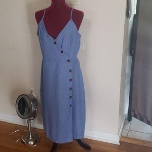 Twill denim look sundress